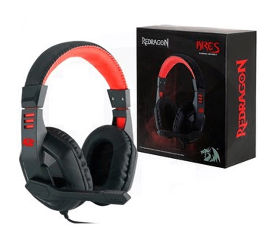 Audifono Gaming Redragon Ares H120 Black Stereo 3.5mm