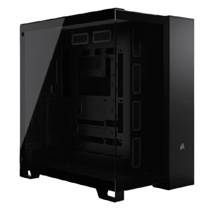 CASE CORSAIR ATX 6500X DUAL-CAMERA TEMPERED GLAS 2TYPEC 5USB3.2 AUDIO MID-TOWER BLACK