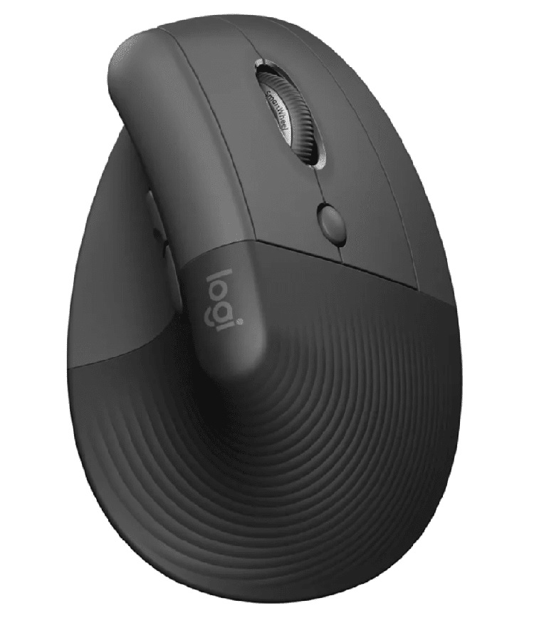 Mouse Logitech Lift Right Vertical Ergonomic Elevador Grafito 910006466