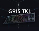 Teclado Logitech Gaming G915 Wireless Rgb Lightspeed For Gaming Negro 920-008902
