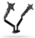 Soporte Para Monitor Quasad Doble Brazo para Escritorio Mon-17-32inch con Bandeja para Laptop De 11-17inch QARM QARML