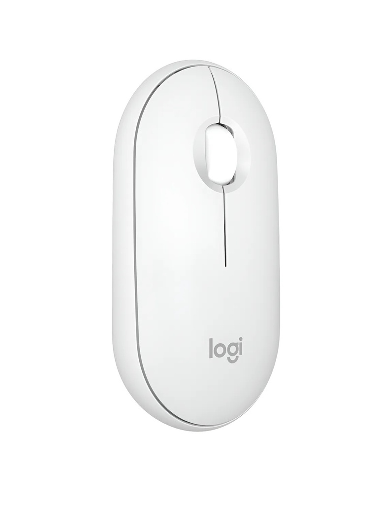 Mouse Logitech wireles M350S Pebble Mouse 2 White Wireless RF - BT 4000DPI 910-007047