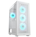 Case Cougar Gamer MX220 RGB vidrio templado Mid-Tower no incluye fuente de poder blanco 382AC80.0002