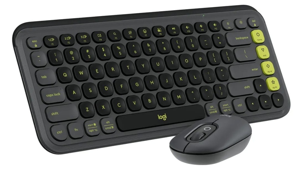 TECLADO + MOUSE LOGITECH POP ICON INALAMBRICO GRAPHITE 920-013052