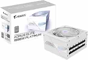 Fuente de Poder Gigabyte Aorus Elite 1000W Platinum White Full Modular GP-AE1000PM PG5 ICE