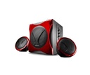 Parlantes Energy Sistem 400 Black & Red Sistema de Sonido con Subwoofer 2.1 40W RMS MP3 USB SD PN:391745