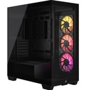 Case Corsair 3500 ARGB Mid-Tower Temperad Glass N-PS 3Vent-RS120 Black CC-9011278-WW