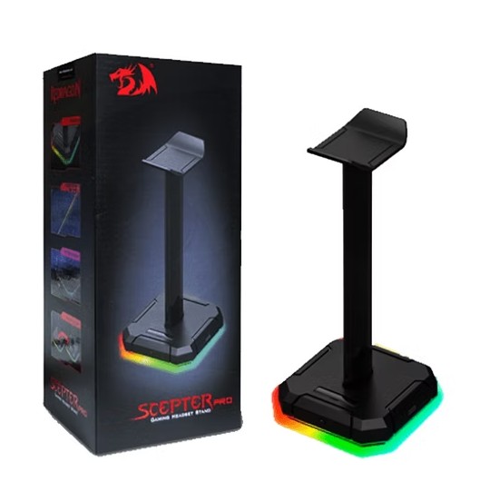 Stand para audifono Redragon Scepter pro rgb 4 usb HA300