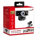 Camara Web Genius Facecam 2000X2 FHD 1080P Webcam