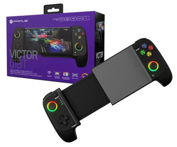 Gamepad Para Pc Primus Victor 01BT Wireless PS4 Nintendo Switch Android iOs PMC-01BT
