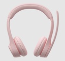 Audifono Logitech Zone 300 Bluetooth Rose Mic con supresion de ruido  981-001411