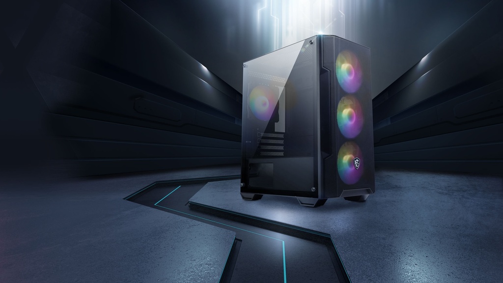 CASE MSI MAG Force M100A Mid Tower con 4 Ventiladores