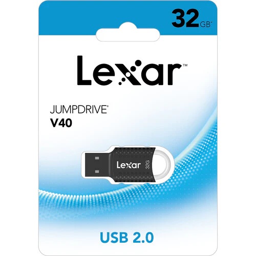 Flash Memory Lexar V40 32GB USB 2.0 LJDV40-32GAB