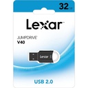 Flash Memory Lexar V40 32GB USB 2.0 LJDV40-32GAB