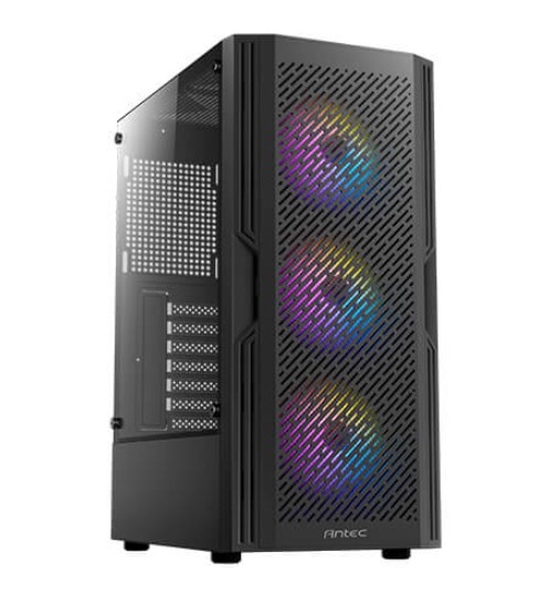 CASE ANTEC AX20 EXTREME MID TOWER RGB 3X120MM FIXED FRONT + 1X120MM FIXED REAR + 1X120MM FIXED PSU