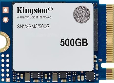 SSD Kingston NV3 M.2 de 500Gb NVME SNV3SM3/500G 2230  PCIe 4.0 x 4 NVMe 5000-3000MB-s
