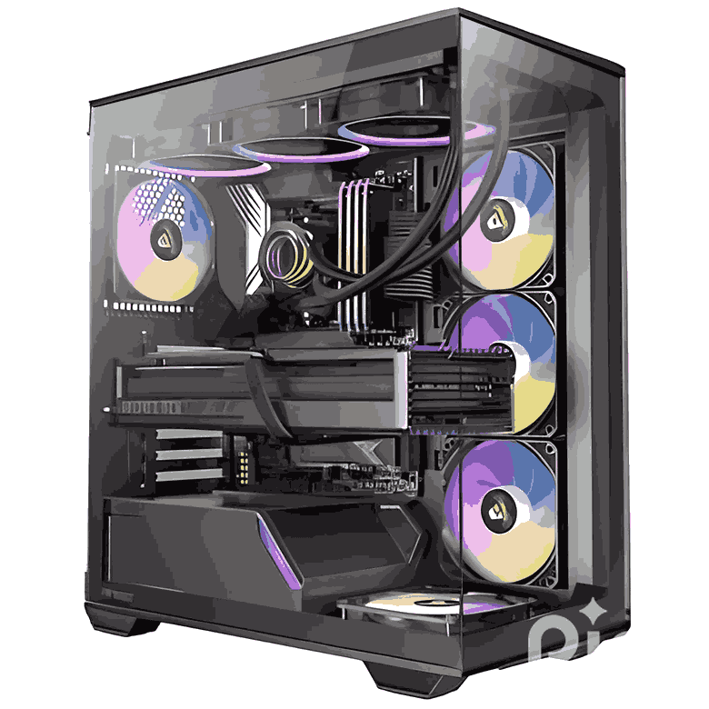 Case Antec Gamer C3 Mid Tower Black ARGB 3x120mm Right Side 1x120mm Rear