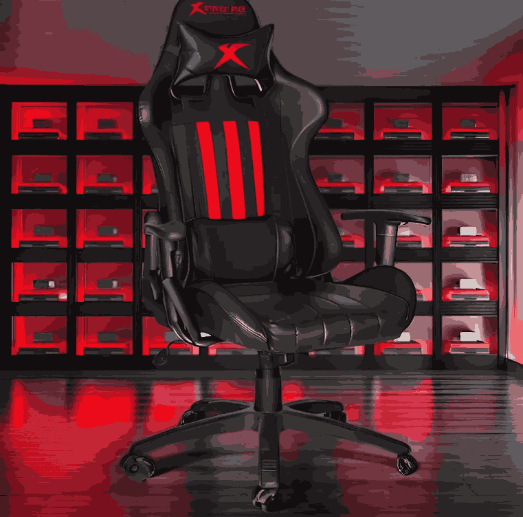 Silla Gamer XTRIKE-ME GC-905 BK Roja Ergonomica