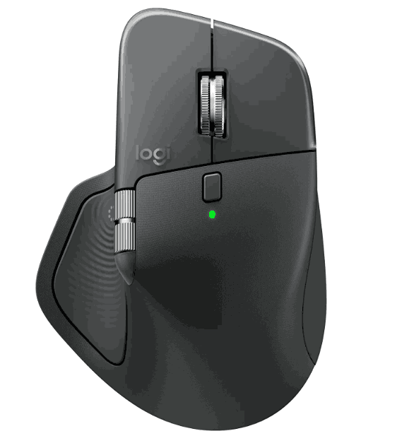 Mouse Logitech MX Master 4 Wireless BT LOGI BOLT USB-C Graphite No incluye cable de carga 910-007565