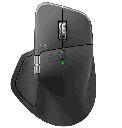Mouse Logitech MX Master 4 Wireless BT LOGI BOLT USB-C Graphite No incluye cable de carga 910-007565