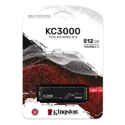 [LT4026] SSD Kingston KC3000 M.2 de 512Gb NVME PCIe 4.0 7000/3900MB/s lectura/escritura  SKC3000S/512G