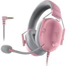 [LT4044] HEADSET RAZER BLACKSHARK V2 X Quartz Edition Rosa/Gris 3,5MM MULTIPLATAFORMA PC MAC PS5 XBOX SWITCH CELULAR PN: RZ04-03240800-R3U1