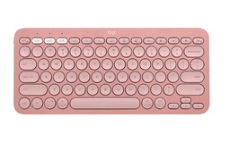 [LT4478] Teclado LOGITECH PEBBLE KEYS 2 K380S Wireless SP Rosa 920-011785