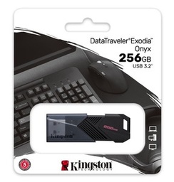 [LT4598] Flash Kingston 256GB USB 3.2 Datatraveler Exodia Onyx Black CH411KNG53