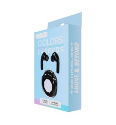 [LT4700] Audífono + micrófono UnnoTekno HS7508BK colors earbuds inalambricos TWS negro