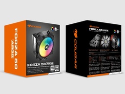 [LT4790] CPU COOLER Cougar Forza 50 ARGB Enfriamiento por aire 1 fan LGA1851 AM5 3MFZR50.0001