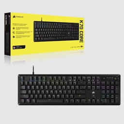 [LT4802] Teclado Corsair Gamer K70 Core RGB Mecanico Switch MLX Red PC Mac Xbox Playstation CH-910971E-NA