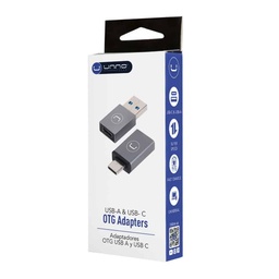 [LT4900] Adaptador Unnotekno Juego de adaptadores USB-A a USB-C y USB-C a OTG AD4301GY