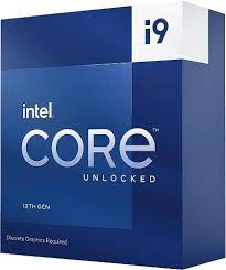 Procesador Intel Core I9-13900kf 13gen 3.0 up to 5.8ghz 24 Nucleos (16 Efficient 8 Performance) 32 hilos 36mb Ddr5-5600 Ddr4-3200 Uhd770 Lga1700 Potencia base 125W Turbo 253W