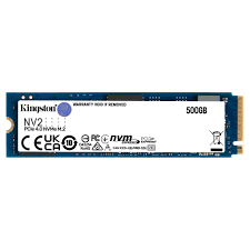SSD Kingston NV2 M.2 de 500Gb NVME PCIe Gen4.0 SNV2S-500G 2100/1700Mb/seg 