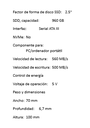 SSD HP S650 960Gb 2,5Inch Sata3,0 3D TLC NAND Interno