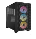 Case Corsair 3000D RGB AIRFLOW Negro Tempered Glas Mid-Tower Case N-PS 3VEN Negro ATX CC-9011255-WW