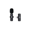Microfono para Celular - Microfono doble wireless 2,40Ghz con entrada tipo C Q8