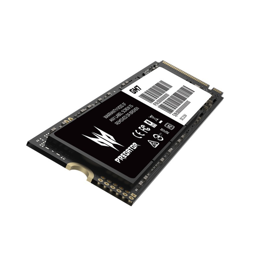Disco sólido Acer predator GM7 1TB m.2 2280 NVMe PCIe Gen 4x4 Read Speed  7200 MB/s Write Speed  6300 MB/s