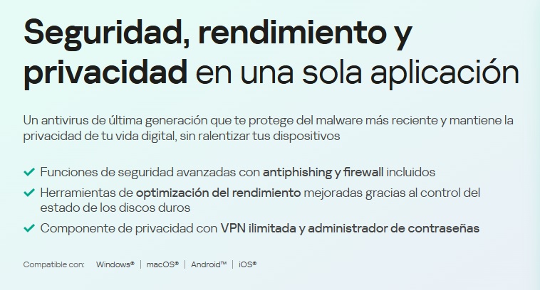 Licencia Kaspersky Plus por 1 año para 1 dispositivo