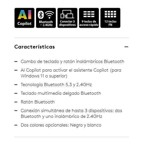 Teclado + mouse Genius Slimstar 8230 Blanco Bluetooth  - Wireless USB