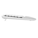 Teclado Logitech Ergonomico WAVE KEYS con reposamanos wireless USB White 920-012279