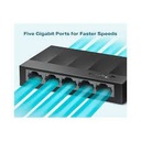 Switch Tp-link LS1005G/5 PUERTOS GIGABIT RJ45/10-100-1000MBPS/CUBIERTA METALICA/IEEE 802.3X