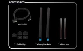 KIT DE PANELES LATERALES ASROCK 13.3 PULGADAS IPS LED 1920X1080PARA CASE 90-MCA100-00UARF