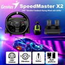 Volante Genius Gx SpeedMaster X2 Racing Wheel Para Pc PS3-4 Xbox Series