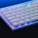 Teclado Gaming Redragon Horus TKL Blanco Mecanico Wireless Switch Red K621W-RGB SP-RED