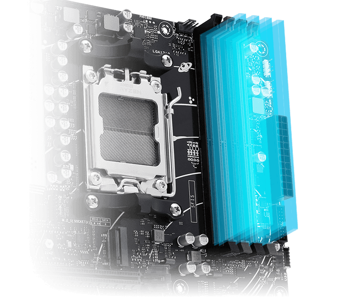 Mbo Asus Prime A620m-A CSM AMD Ryzen 7000 4DDR5 VGA HDMI DP PCI-e4.0 2M.2  USB3.2