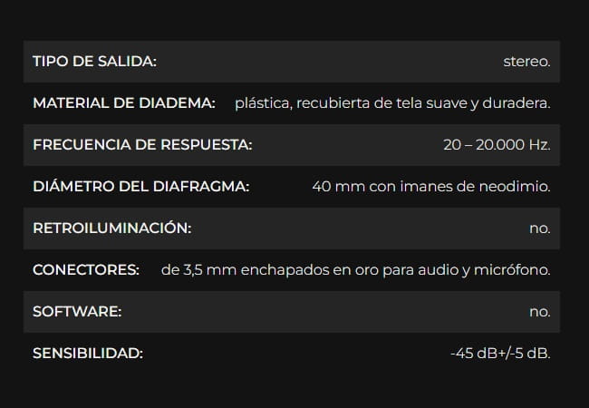 Audifono Gaming Redragon Ares H120 Black Stereo 3.5mm