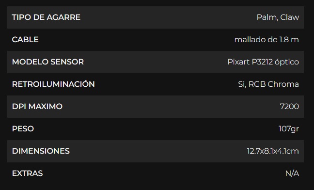 Mouse Gamer Redragon GRIFFIN M607W Blanco con 7 Botones con cable USB