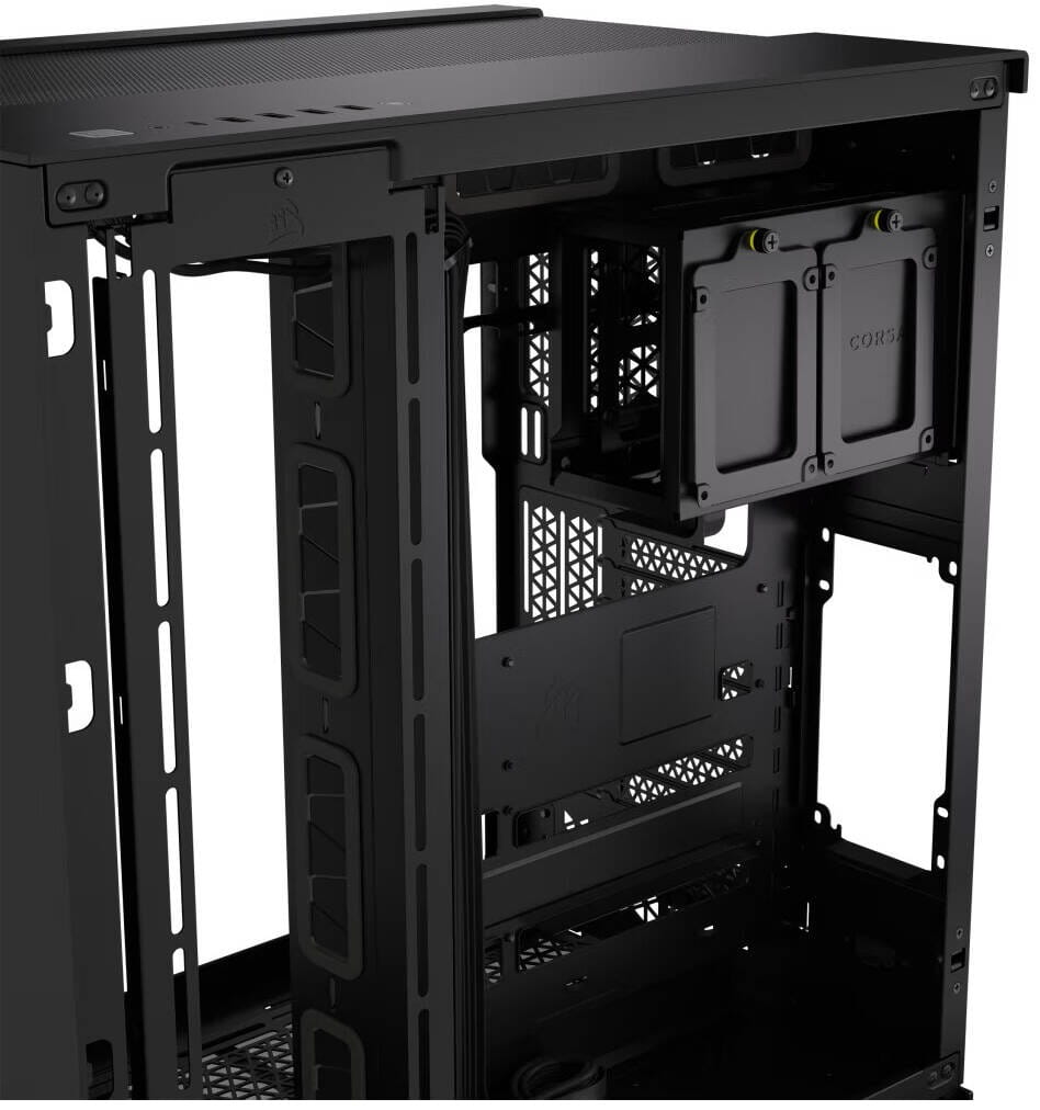 CASE CORSAIR ATX 6500X DUAL-CAMERA TEMPERED GLAS 2TYPEC 5USB3.2 AUDIO MID-TOWER BLACK