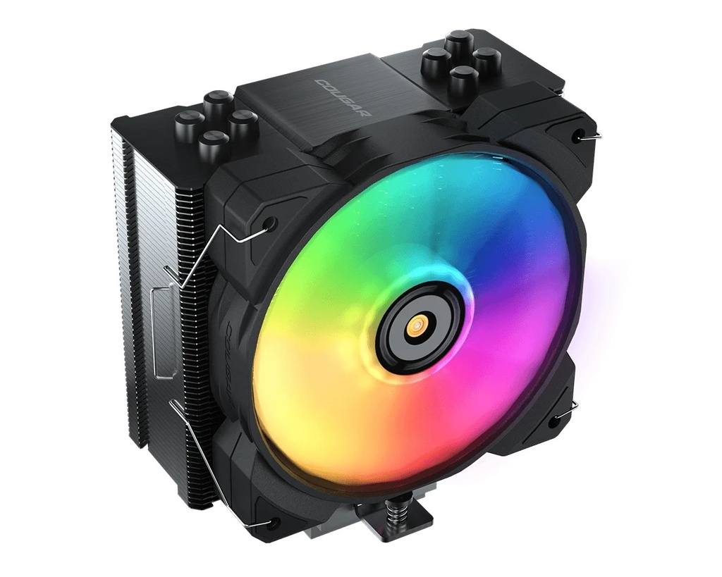 CPU COOLER Cougar Forza 50 ARGB Enfriamiento por aire 1 fan LGA1851 AM5 3MFZR50.0001